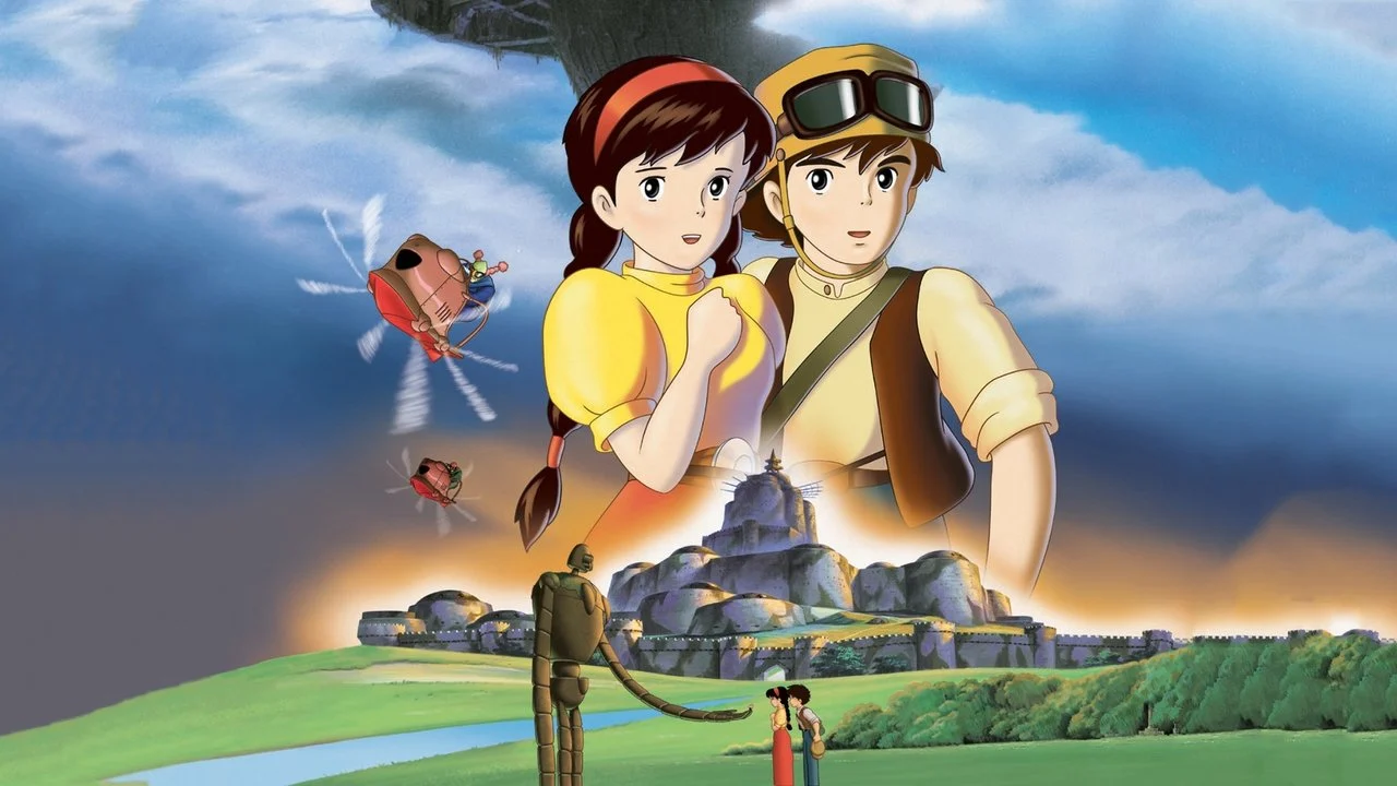 El castillo en el cielo - Backdrop