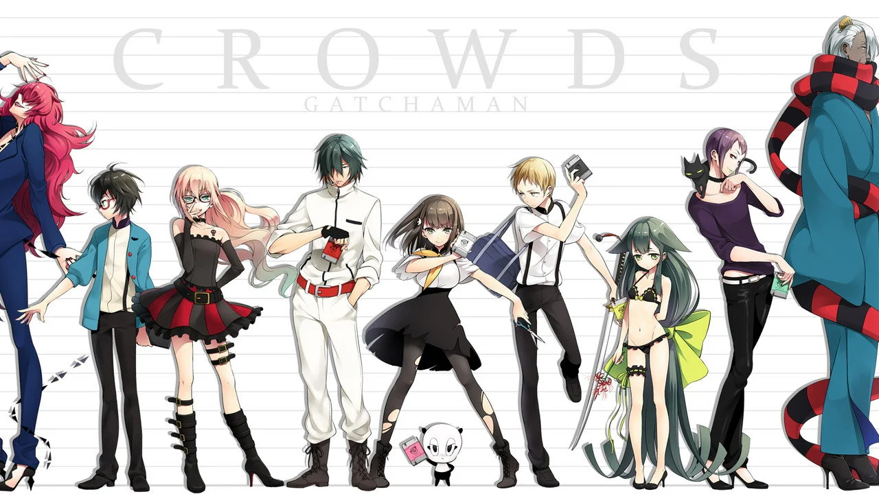 Gatchaman Crowds - Backdrop