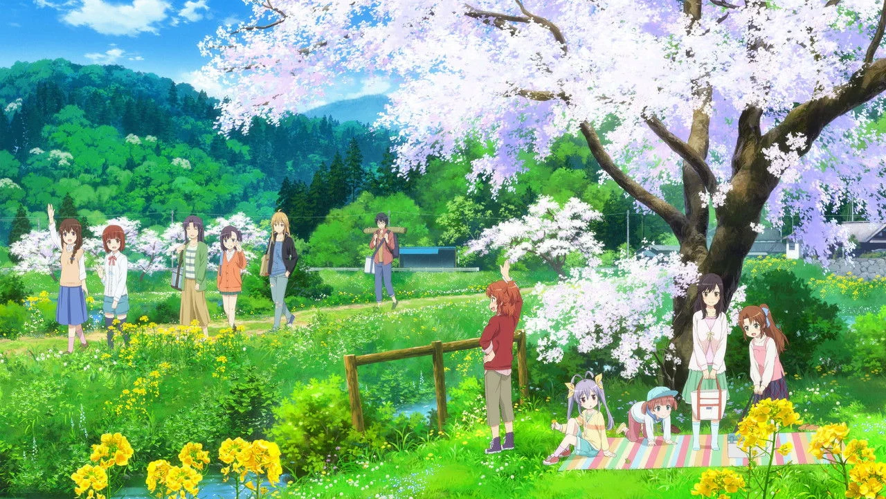 Non Non Biyori - Backdrop