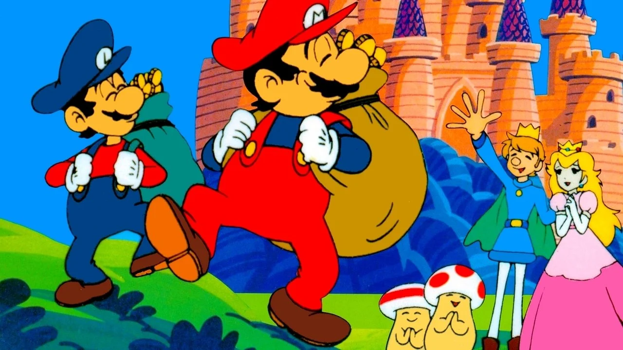 Super Mario Bros: La Gran Misión Para Rescatar A La Princesa Peach - Backdrop
