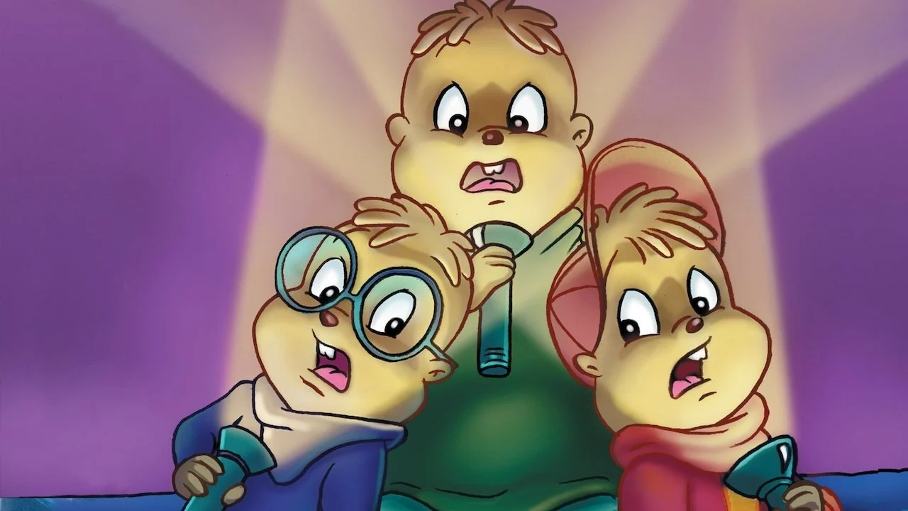 Alvin y las Ardillas Conocen a Frankenstein - Backdrop