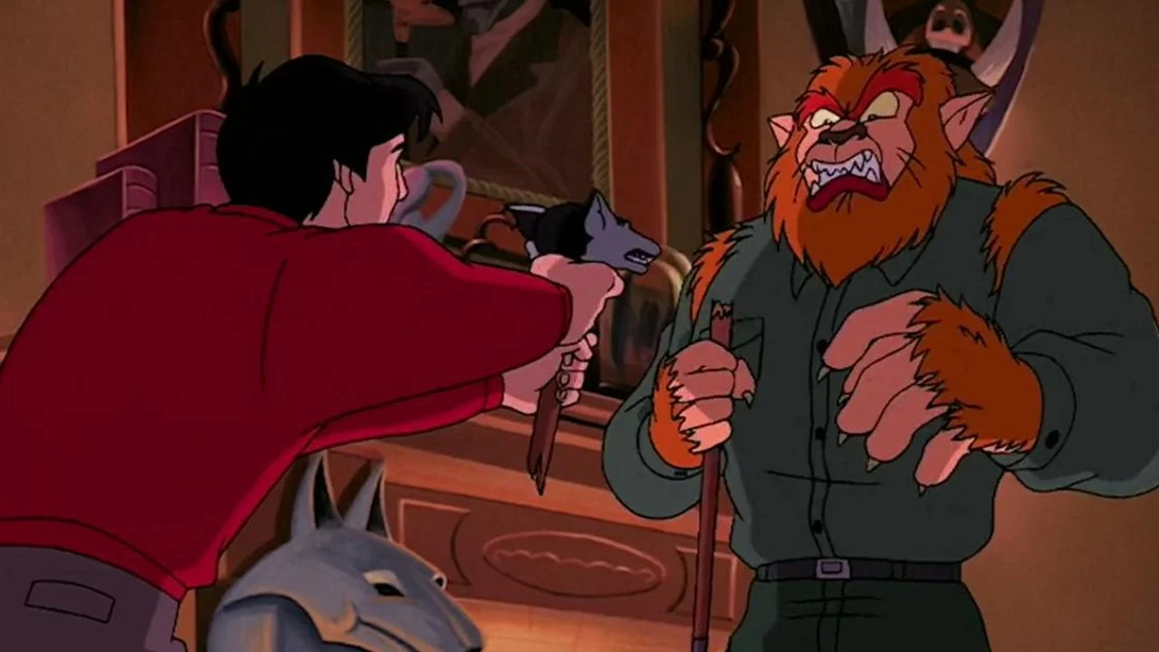 Alvin y las Ardillas se Encuentran con el Hombre Lobo - Backdrop