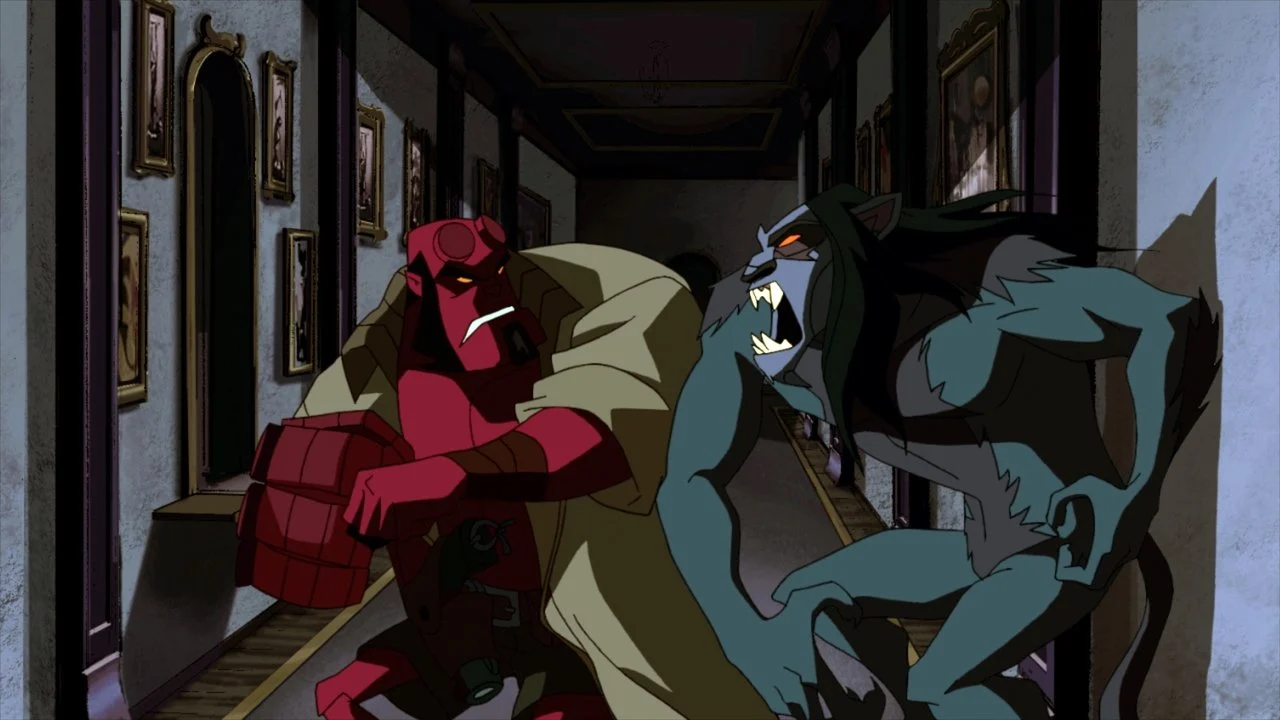 Hellboy Animado Sangre y Hierro - Backdrop