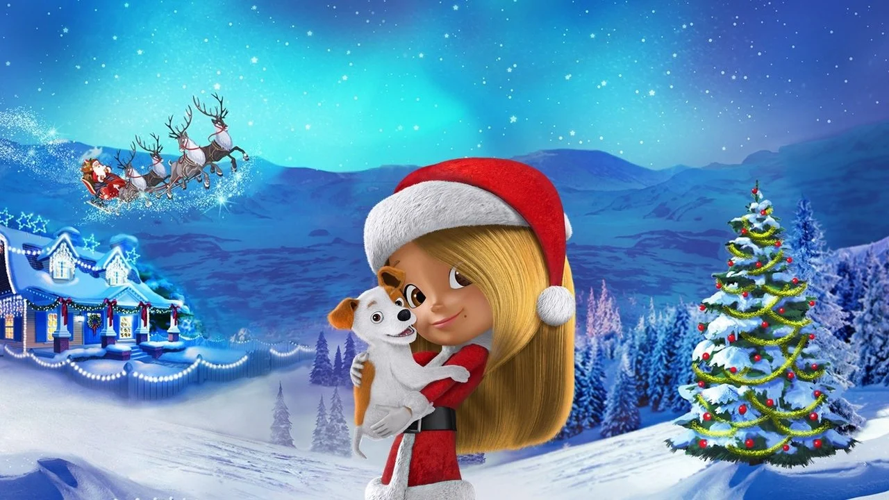 La Primera Navidad de Mariah y Jack - Backdrop