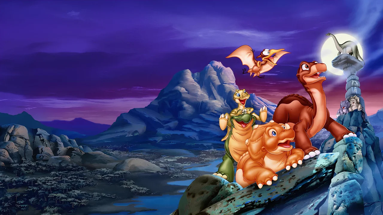 La Tierra Antes del Tiempo VI: El Secreto de la Roca del Dinosaurio - Backdrop