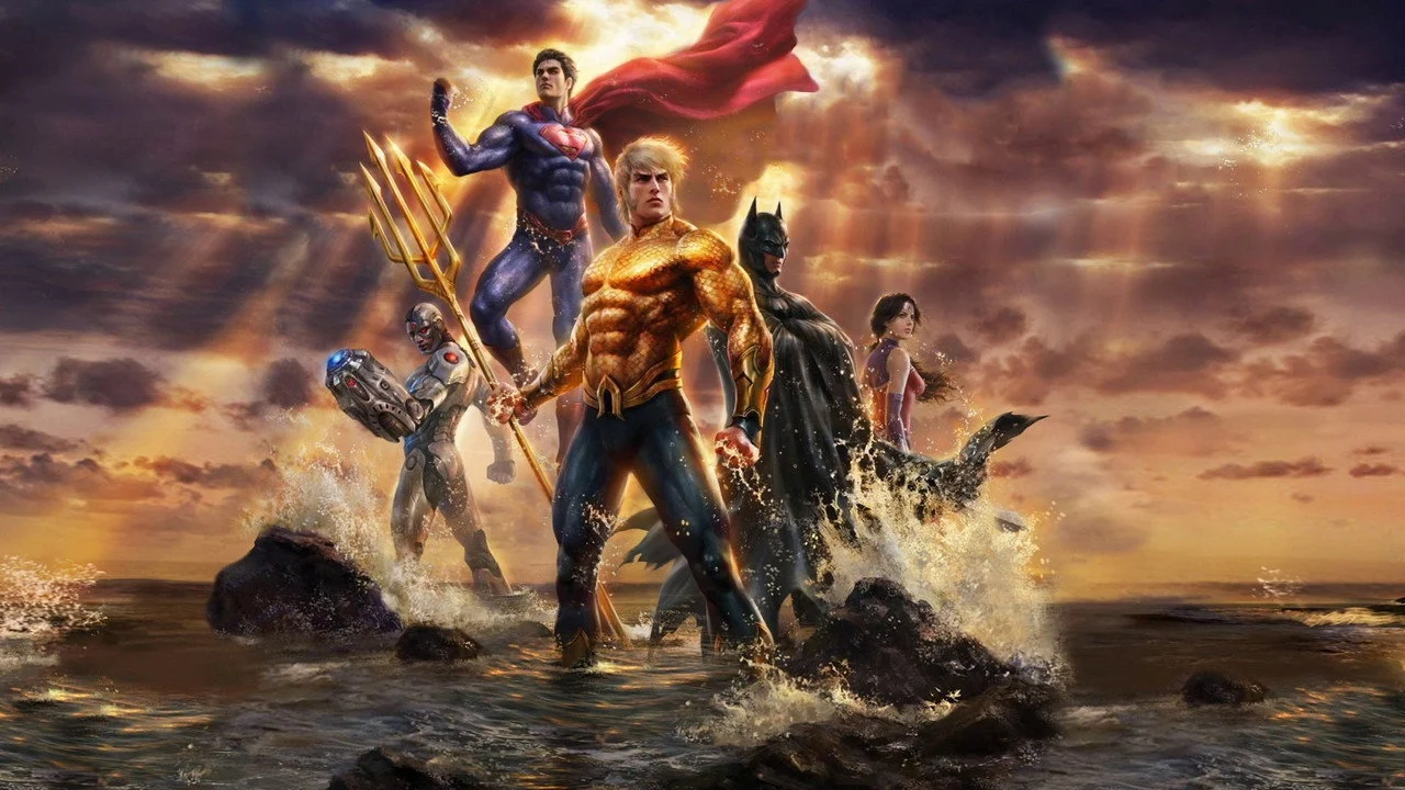 Liga de la Justicia: El Trono de Atlantis - Backdrop
