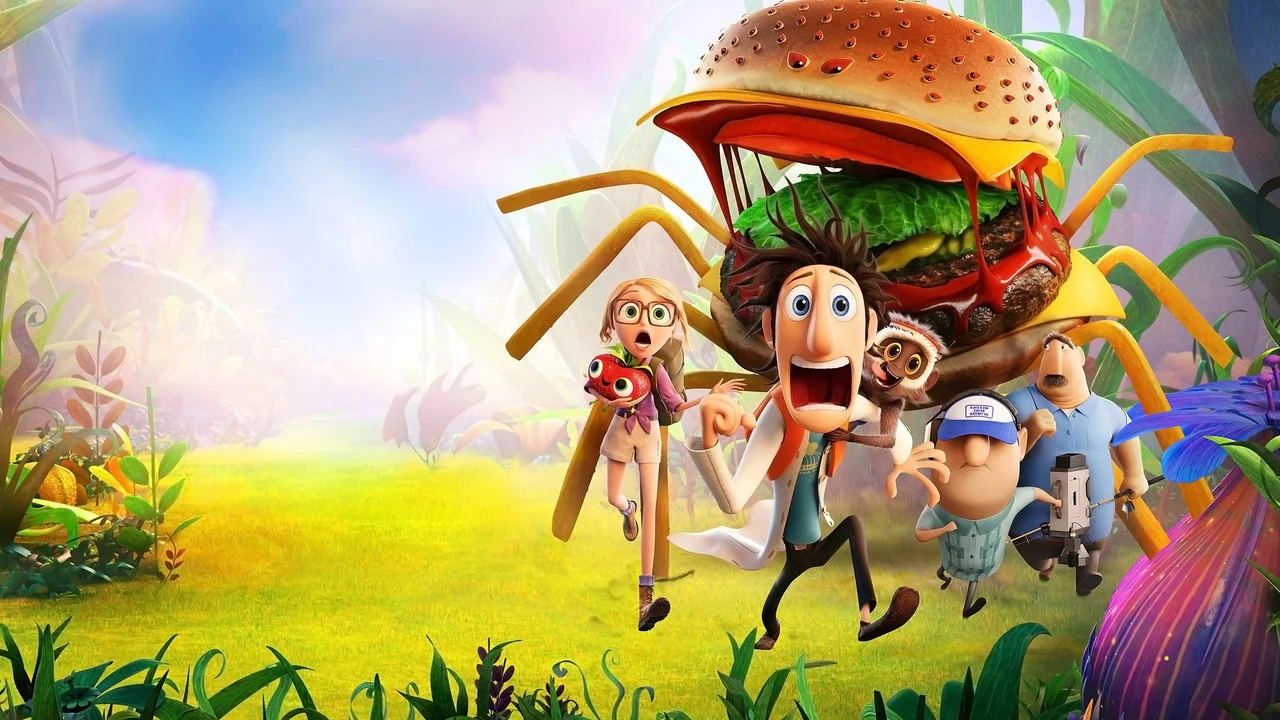 Lluvia de Hamburguesas 2: La Venganza de las Sobras - Backdrop