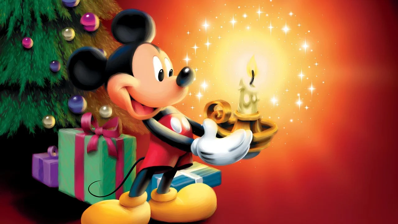 Mickey Celebra La Navidad - Backdrop