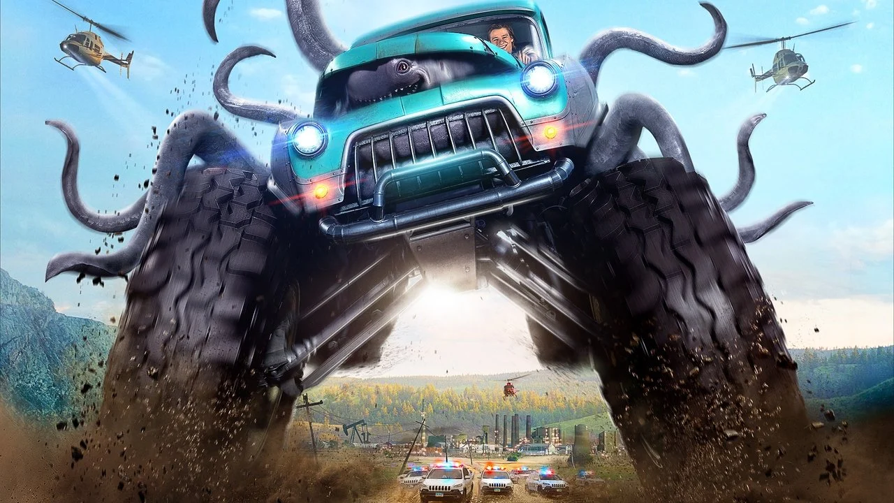 Monster Trucks - Backdrop
