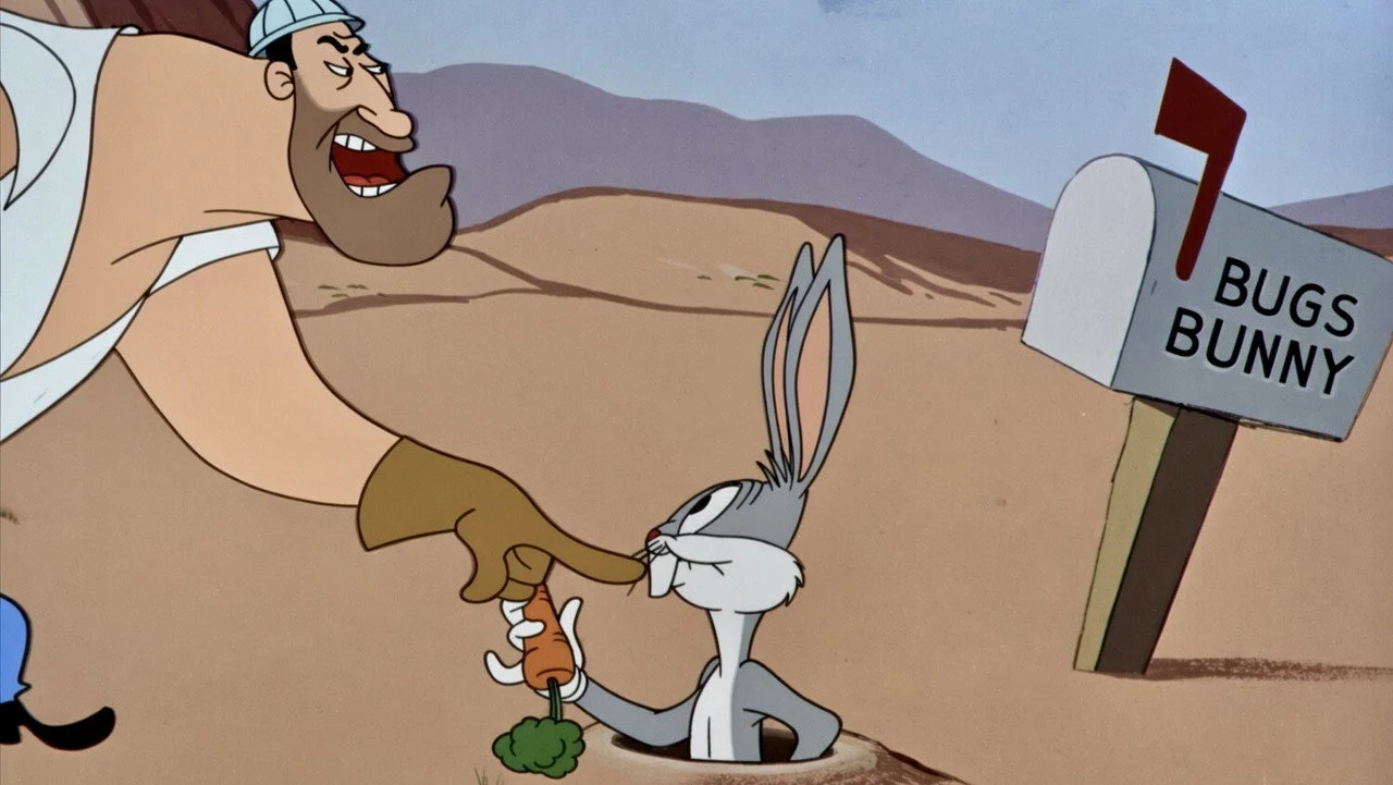 No Parking Hare - Backdrop