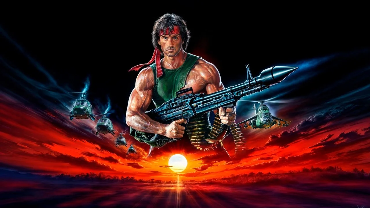 Rambo II – La misión - Backdrop