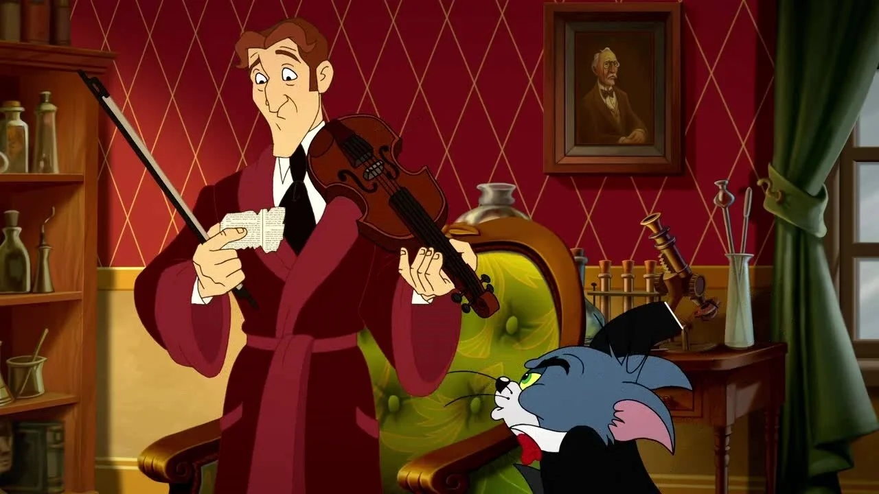 Tom y Jerry Conocen a Sherlock Holmes - Backdrop