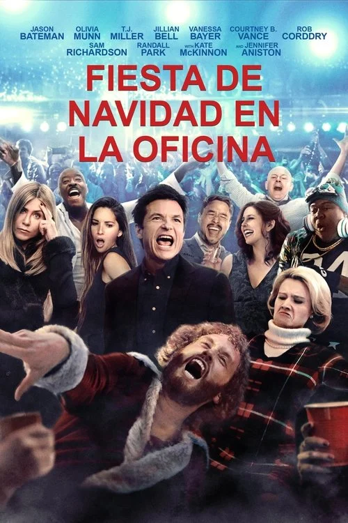 Fiesta de navidad en la oficina